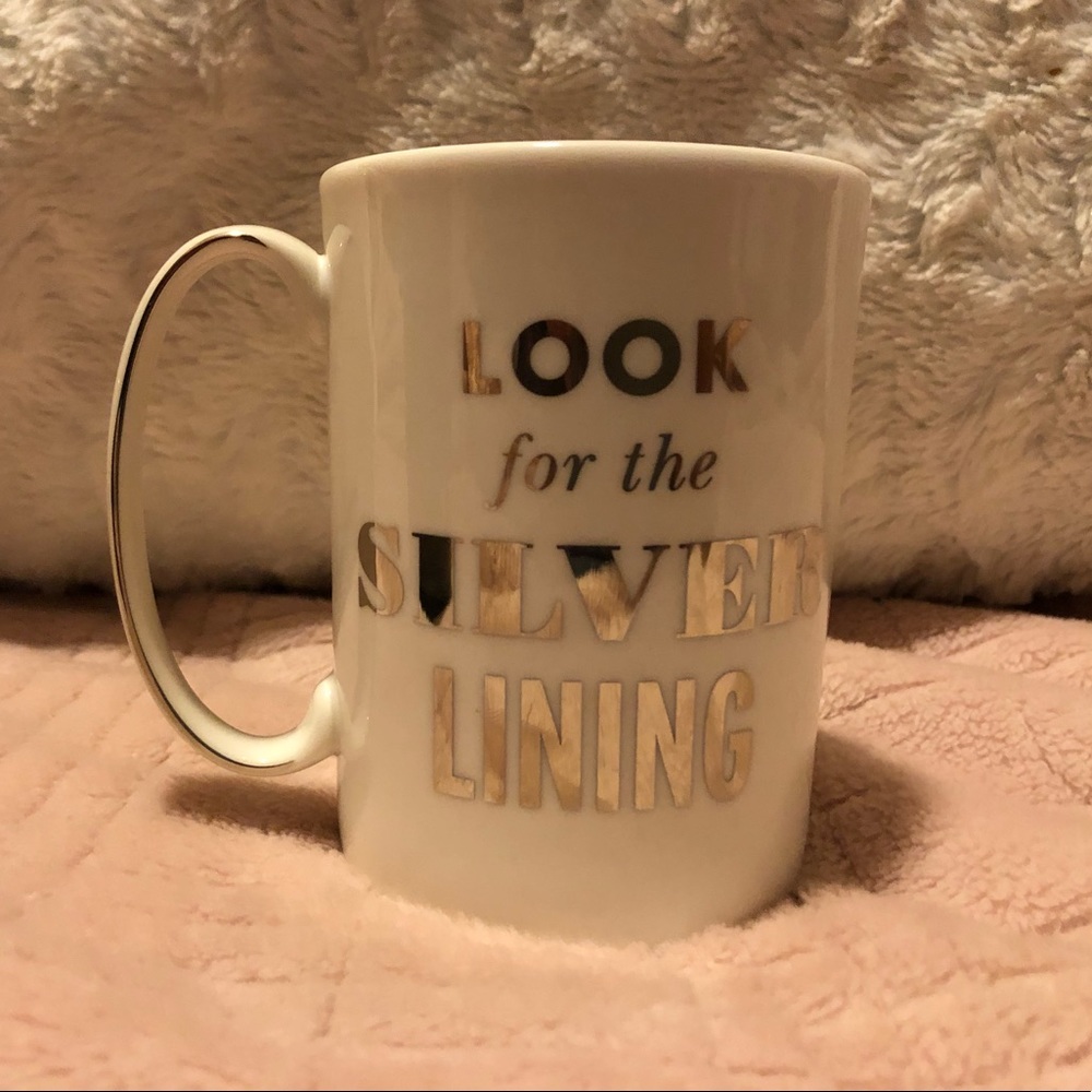 New Kate Spade “Look for the Silver Lining” Mug